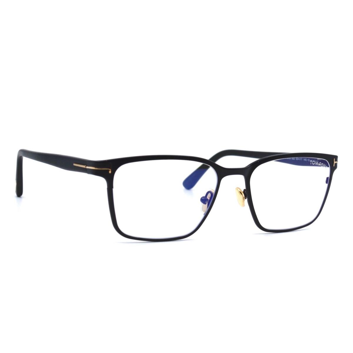 Tom Ford TF5733-B/V 002 Blue Block Black Eyeglasses Frame 53-17