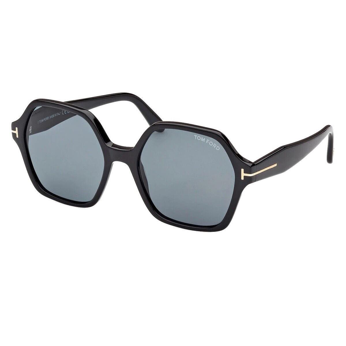 Tom Ford FT1032 01A Romy Shiny Black Smoke 56 mm Women`s Sunglasses