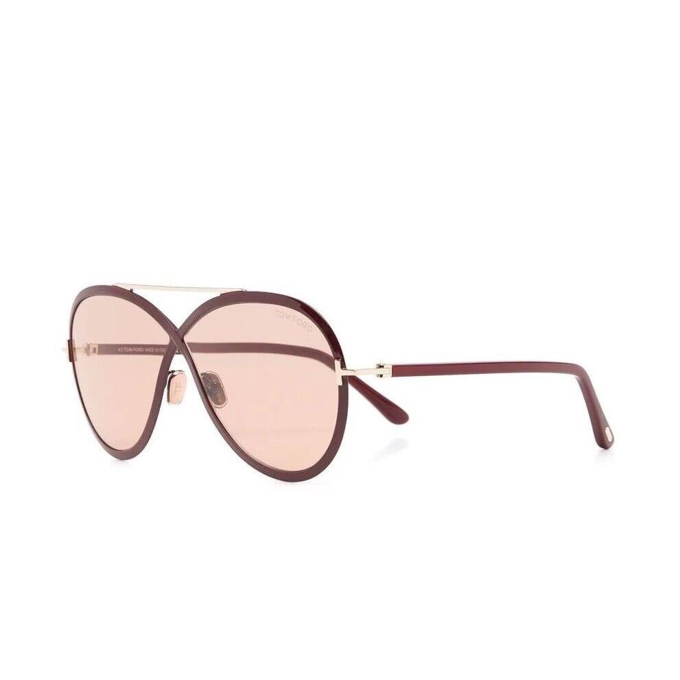 Tom Ford FT1007 69E 65MM Shiny Bordeaux Sunglasses