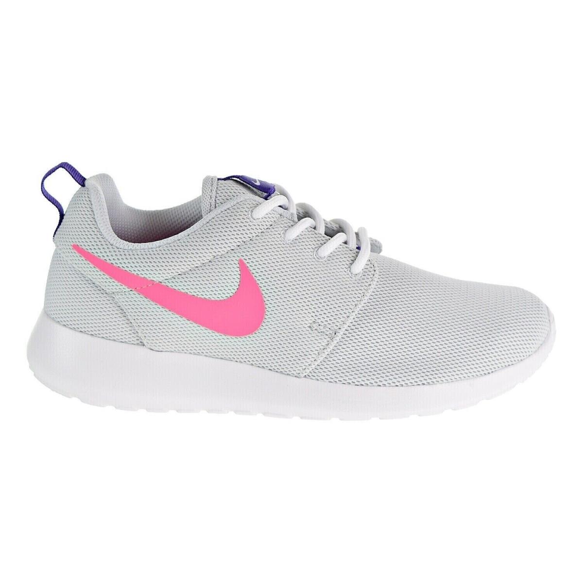 Nike Roshe One 844994-007 Women Platinum/laser Pink Running Sneaker Shoes FNK233 - Platinum/Laser Pink