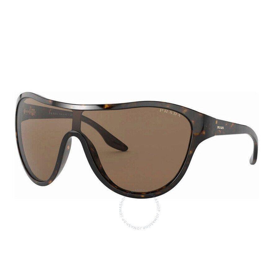 Prada Brown Square Ladies Sunglasses