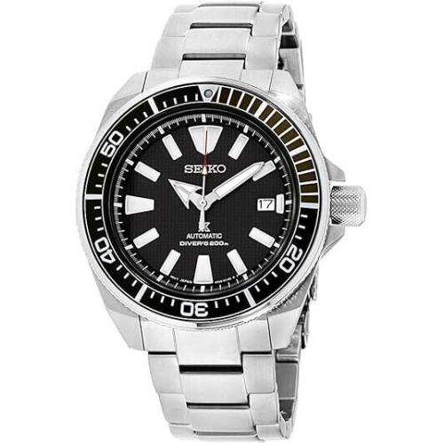 Seiko Prospex Samurai Automatic Dive 43.8mm Black Dial Watch SRPB51