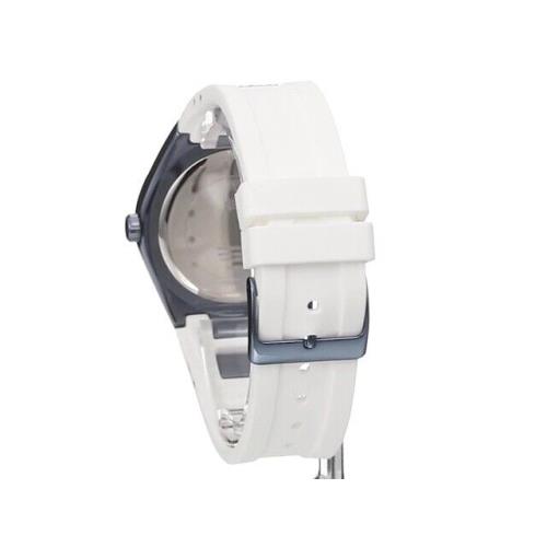 Guess U0653L2 Women`s Sky Blue Sporty White Silicone Band Multifunction Watch