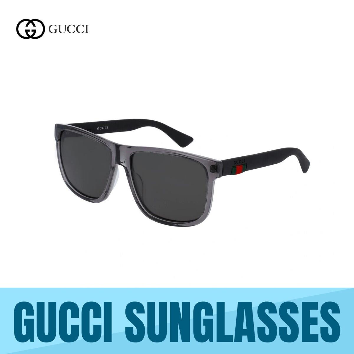 Gucci GG0010S 004 Grey Frame -grey Polarized Lens Sunglasses 58MM