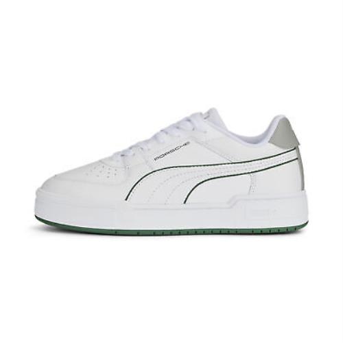 Puma Men`s Porsche Legacy CA Pro Motorsport Shoes - White - White/Vine