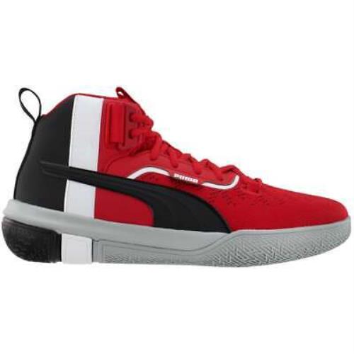 Puma Legacy Mm Basketball Mens Red Sneakers Athletic Shoes 194048-04 - Red