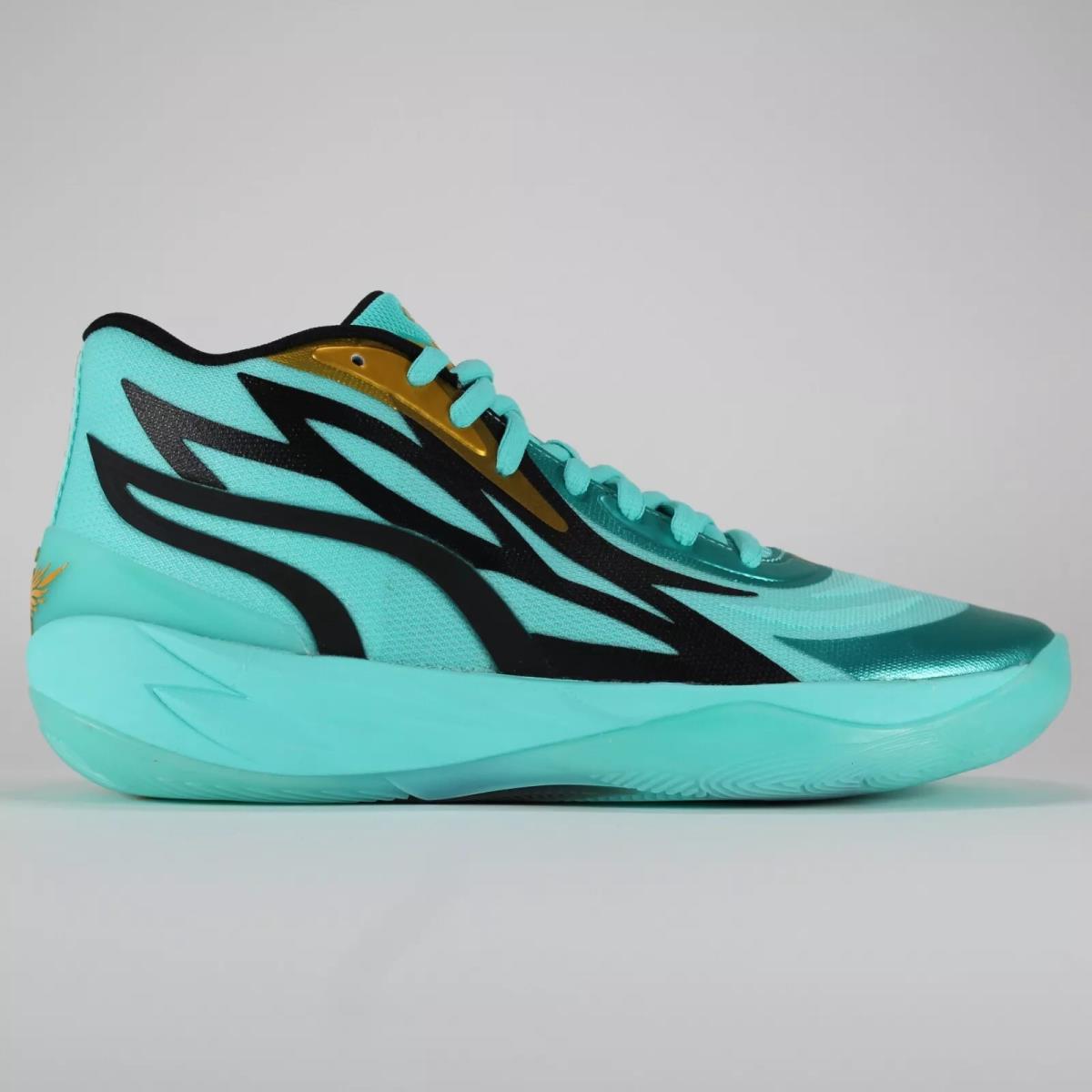 Puma Mens MB.02 Basketball Shoes 377590 01 - ELEKTRO AQUA