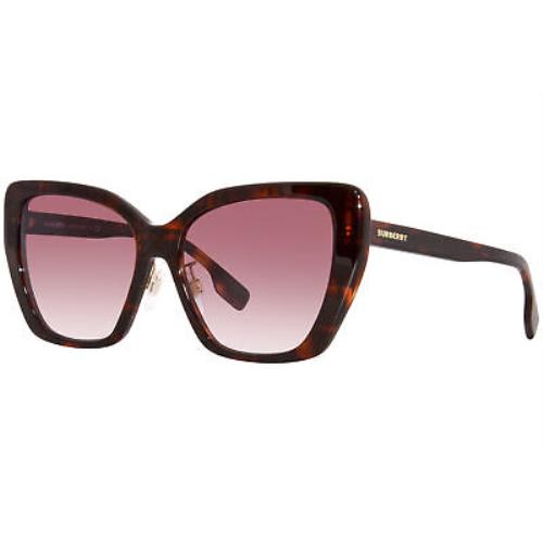 Burberry Tamsin BE4366F 3984/8H Sunglasses Women`s Check/violet Gradient 55mm