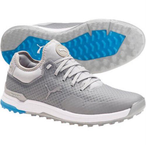 Men`s Puma Proadapt Alphacat Golf Shoes - Grey - Size 14
