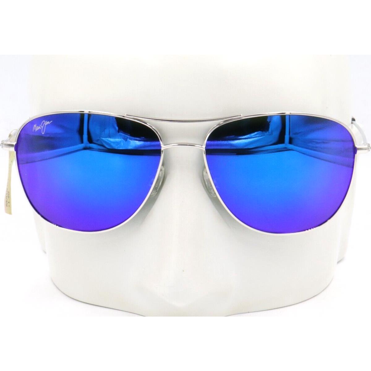 Maui Jim Blue Cliff House Silver Reader +1.50 Sunglasses B247-1715