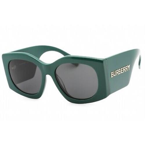 Burberry 0BE4388U 405987 Sunglasses Green Frame Dark Grey Lenses 55 Mm