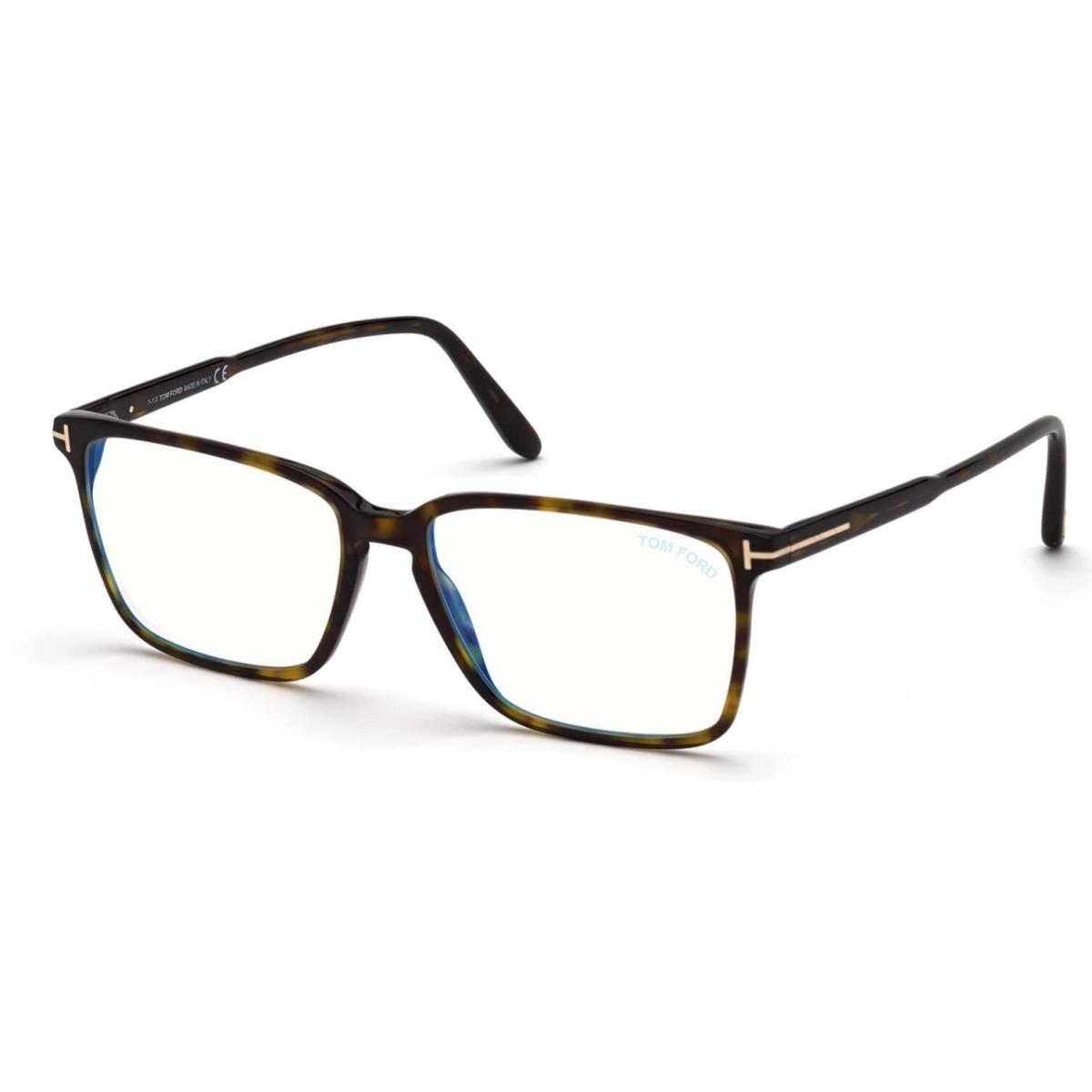 Tom Ford FT 5696 FB 052 Dark Havana Eyeglasses 56/16/145 with Tom Ford Case