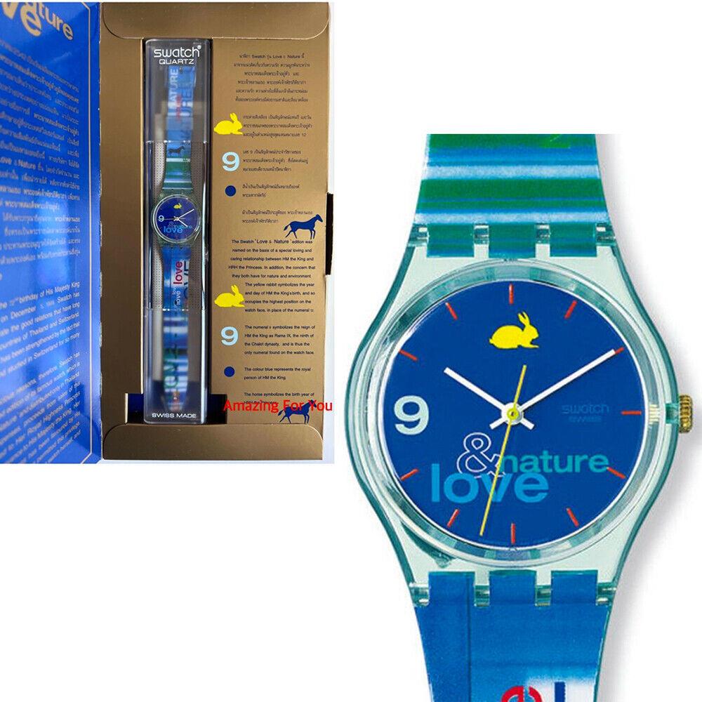 Numbered Edition Mint 1998 Swatch Special Love and Nature GZ156 Collectors Watch