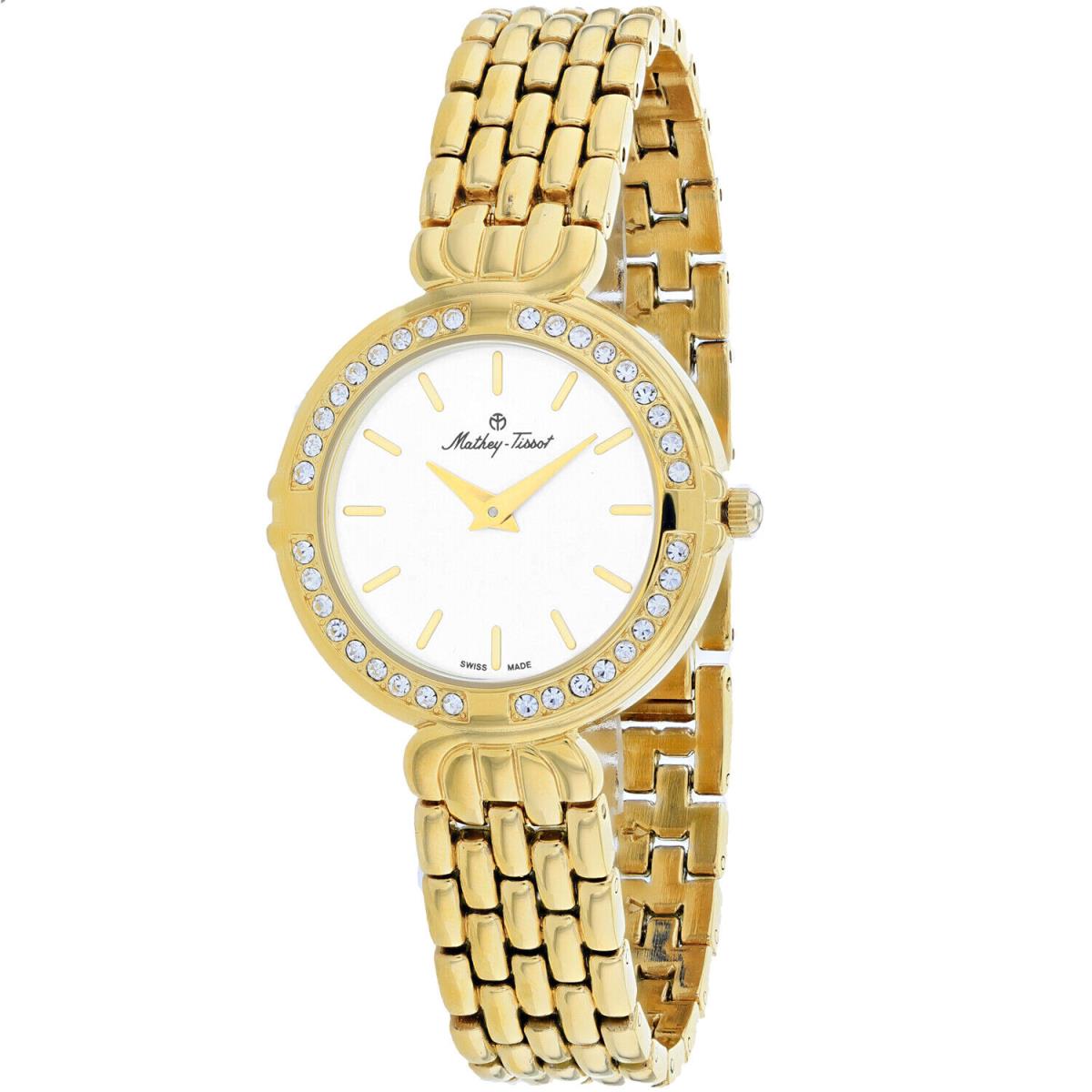 Mathey Tissot Women`s Fleury 6331 White Dial Watch - D6331PYI