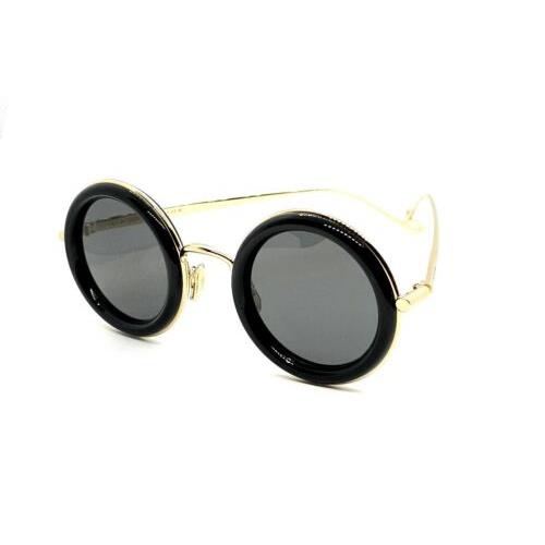 Loewe LW40094U Sunglasses 01A Black-gold / Gray Lenses Size 45
