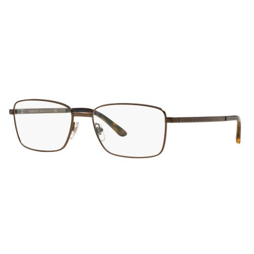 Versace Men`s Eyeglass Socket VE1227 1359 55mm Full Edge Metal Rectangula