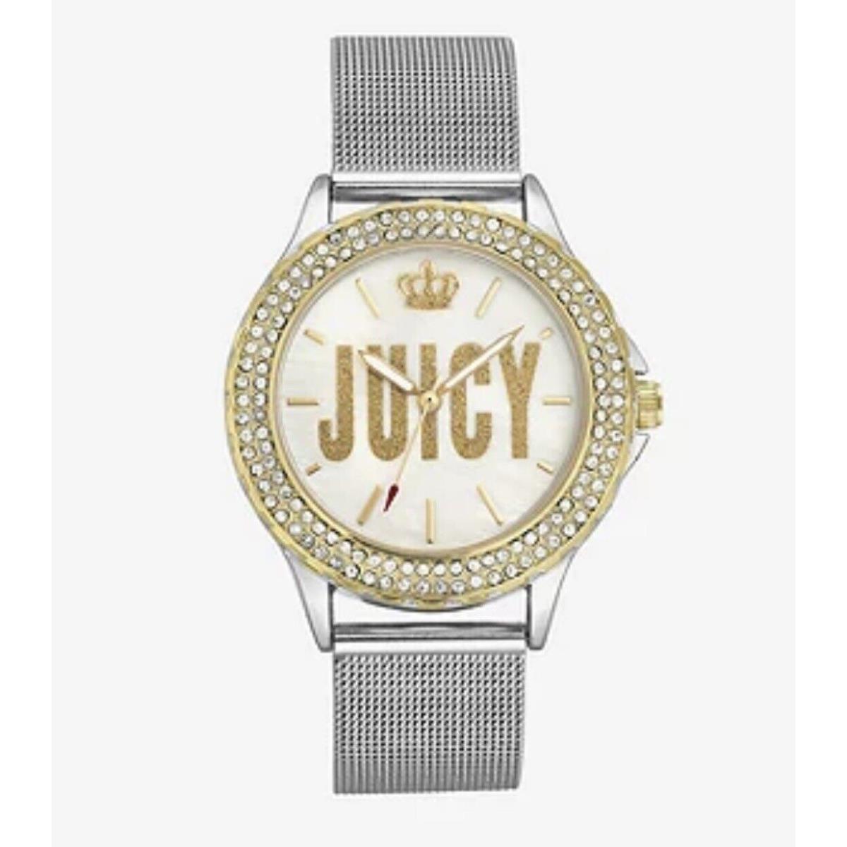 Juicy Couture Women s Black Label Two-toned Gold/white Dial Bracelet Watch