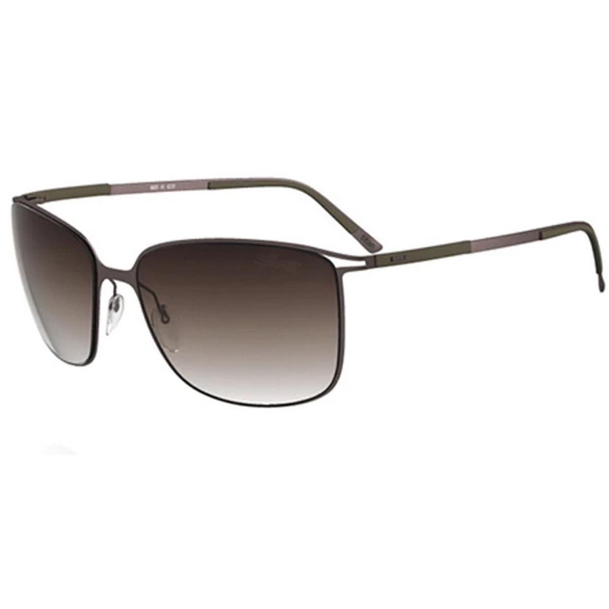 Silhouette Sunglasses Titan Contour Matte Brown 58-18MM-135MM 8153-6236