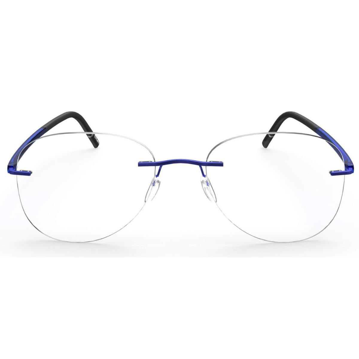 Silhouette Eyeglasses The Wave Royal Blue 57MM-19MM-145MM 5567-LW-4540