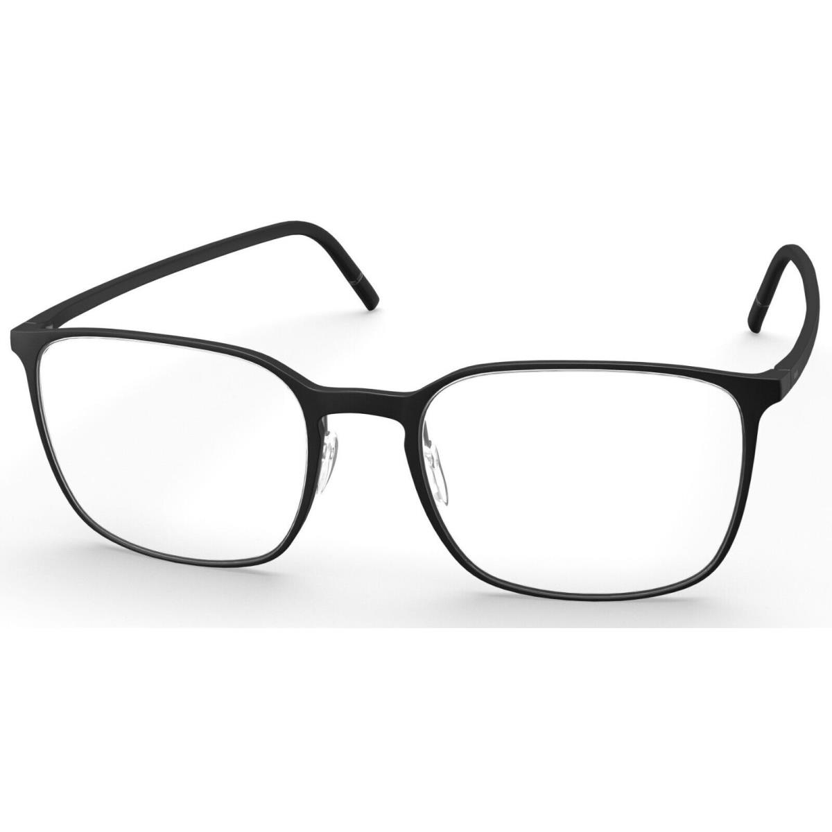 Silhouette Eyeglasses Pure Wave Black Cotton 50MM-19MM-140MM 2954/75-9060-50mm