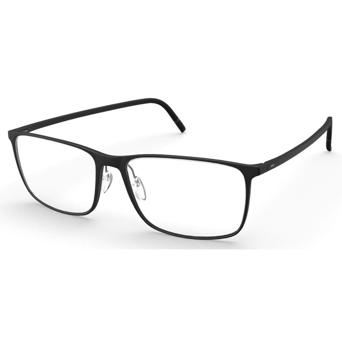 Silhouette Eyeglasses Pure Wave Black Cotton 53MM-16MM-140MM 2955-75-9060-53MM