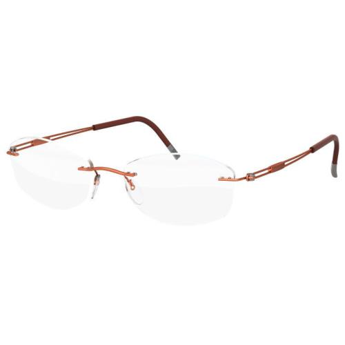 Silhouette Eyeglasses Tng 2018 Titan Next Generation Russet Orange 5521/FD-2540 - Multicolor Frame