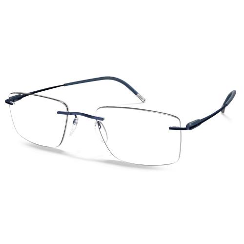 Silhouette Eyeglasses Purist Trusty Blue 54MM-17MM-145MM 5561-LD-4540-54MM