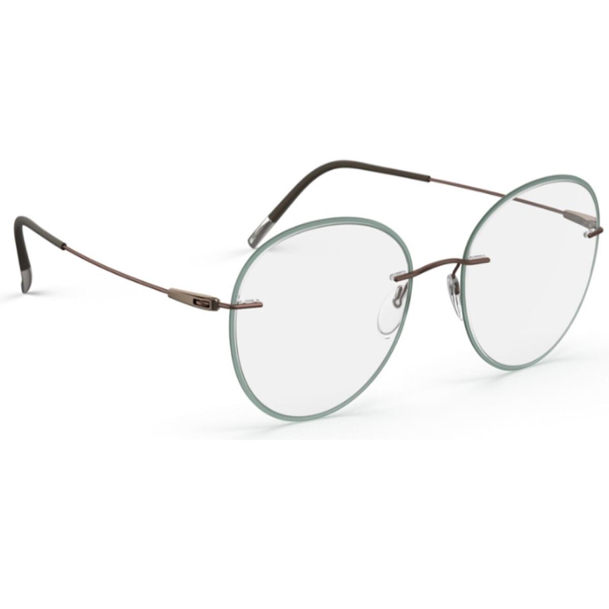 Silhouette Eyeglasses Dynamics Colorwave 51/21/150 Brown Green 5500/GY-6140