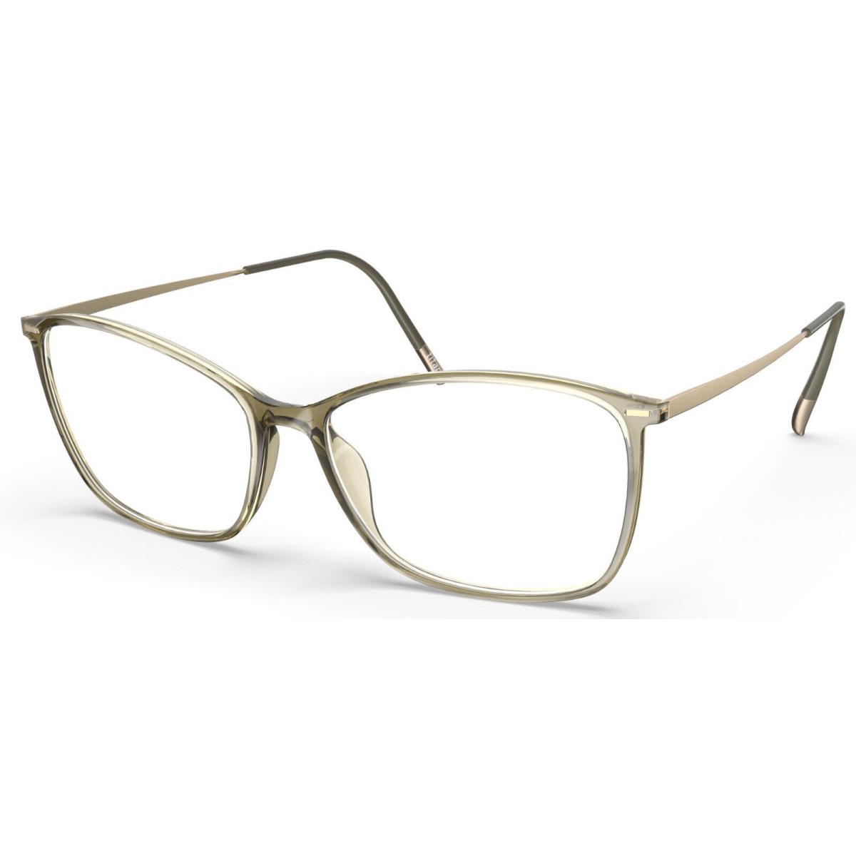 Silhouette Eyeglasses Illusion Lite Restful Olive 53-14-135 1598-5541-53MM