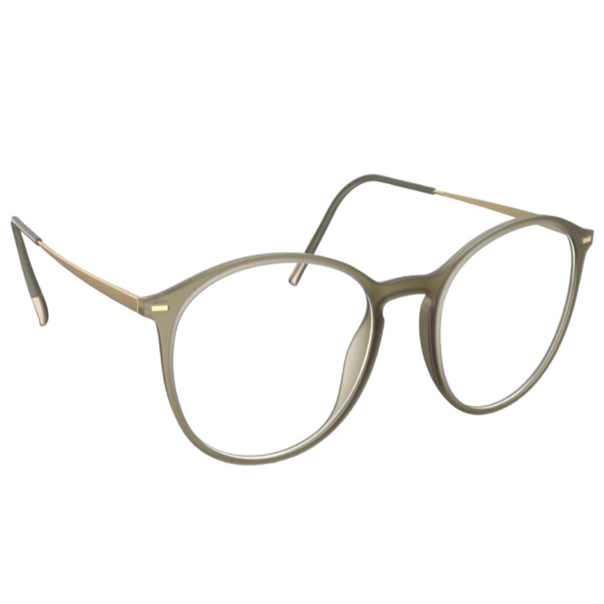 Silhouette Eyeglasses Illusion Lite Full Rim Olive 49-18-135 2931-5641-49MM