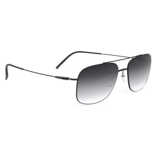 Silhouette Sunglasses Graben 56/18/140 Pure Black Grey Grad 8716/75-9040