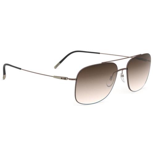 Silhouette Sunglasses Graben 56/18/140 Dark Caramel Brn Grad 8716/75-6040