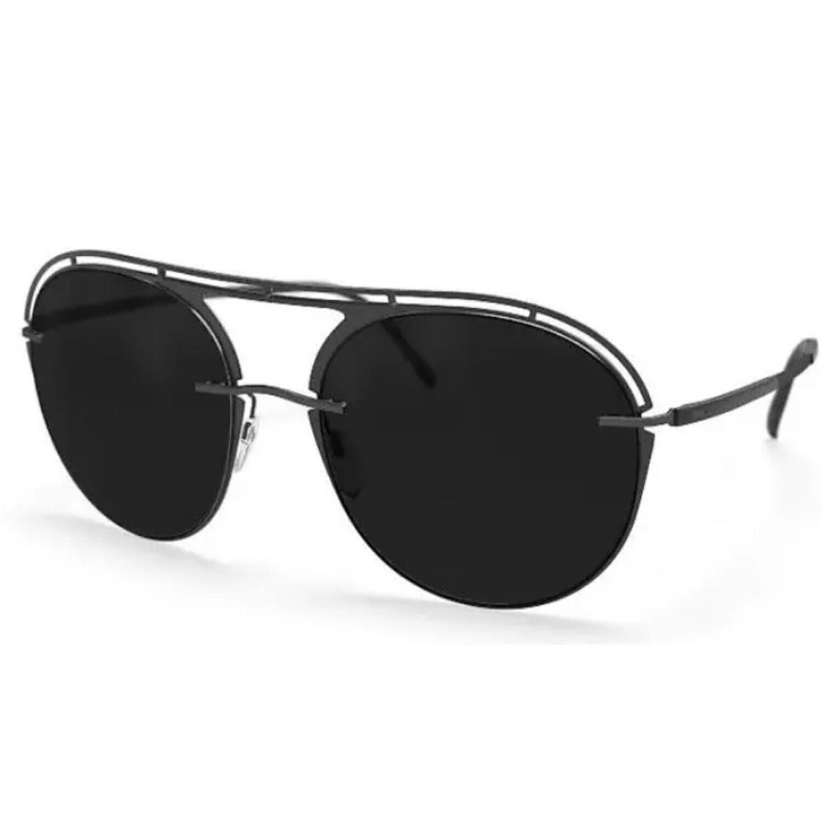 Silhouette Sunglasses Accent Shades 58/19/135 Polarized Grey 8724/75-9040