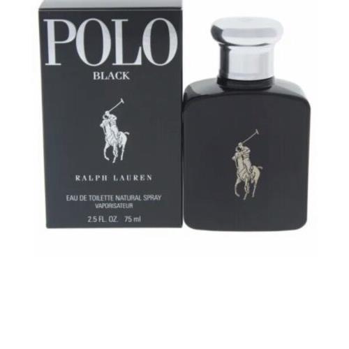 Ralph Lauren Polo Black 2.5 oz / 75 ml Edt Eau De Toilette Spray Men