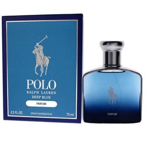 Ralph Lauren Polo Deep Blue For Men 2.5 oz Edt Spray