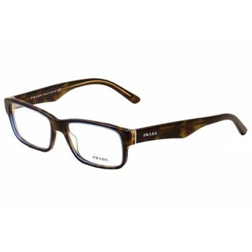 Prada Eyeglasses VPR16M VPR-16M ZXH-1O1 Tortoise/brown/denim Optical Frame 53mm