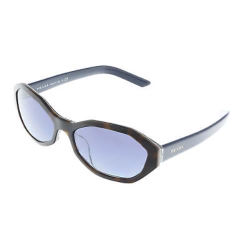 Prada 0PR 20VSF 5123A0 Conceptual Havana Oval Sunglasses