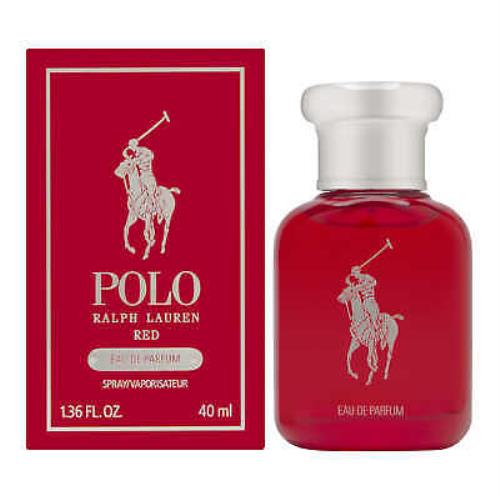 Polo Red by Ralph Lauren For Men 1.36 oz Eau de Parfum Spray