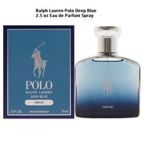 Ralph Lauren Polo Deep Blue 2.5 oz / 75 ml Eau de Parfum Edp Spray