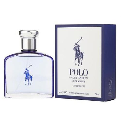 Ralph Lauren RL Polo Ultra Blue For Men Cologne 2.5 oz 75 ml Edt Spray