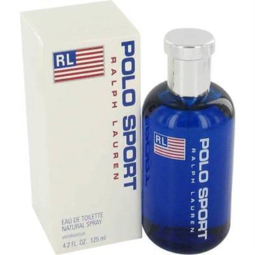 Ralph Lauren RL Polo Sport For Men Cologne 4.2 oz 125 ml Edt Spray