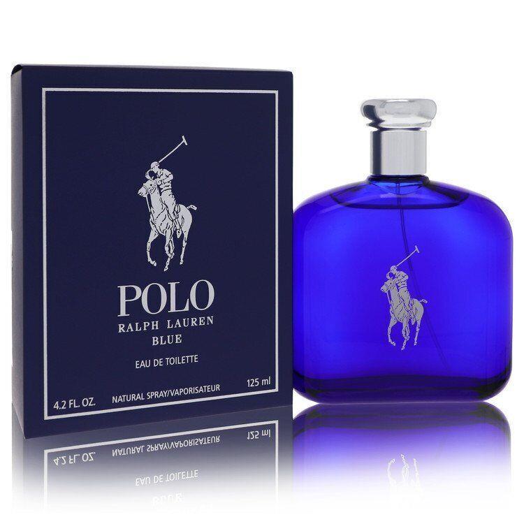 Polo Blue By Ralph Lauren Eau De Toilette Spray 4.2oz/125ml For Men