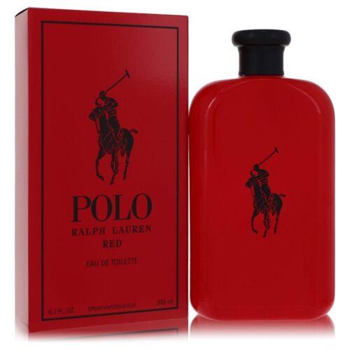 Polo Red Eau De Toilette Spray By Ralph Lauren 6.7oz For Men