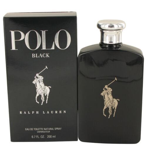 Polo Black Eau De Toilette Spray By Ralph Lauren 6.7oz For Men