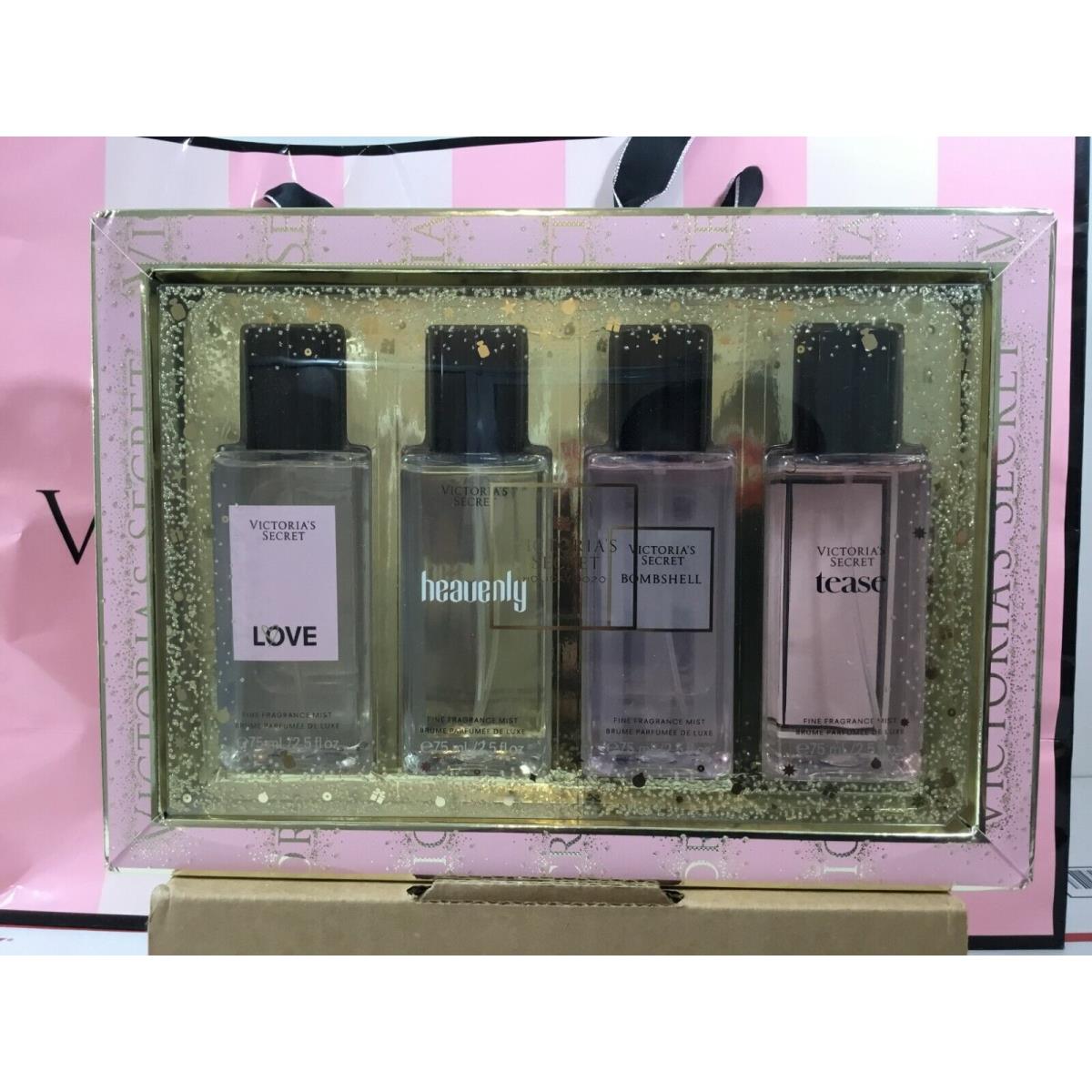 Victoria`s Secret Fine Fragrance Mist Love Heavenly Bombshell Tease Gift Set