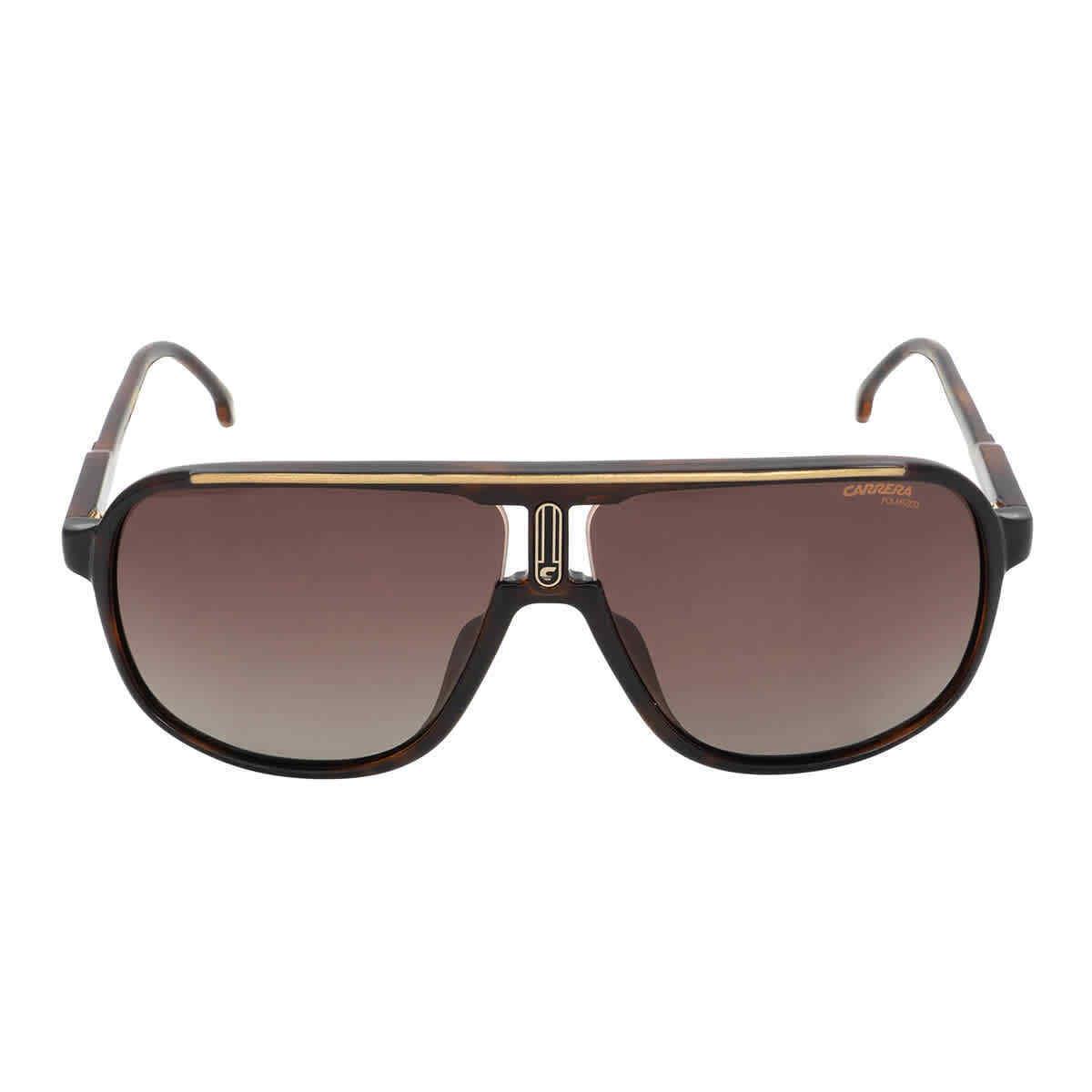 Carrera Polarized Brown Navigator Men`s Sunglasses Carrera 1047/S 0086/LA 62