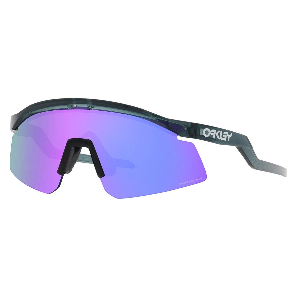 Oakley Hydra OO9229 Sunglasses Men Crystal Black / Prizm Violet - Frame: Crystal Black / Prizm Violet, Lens: Prizm Violet