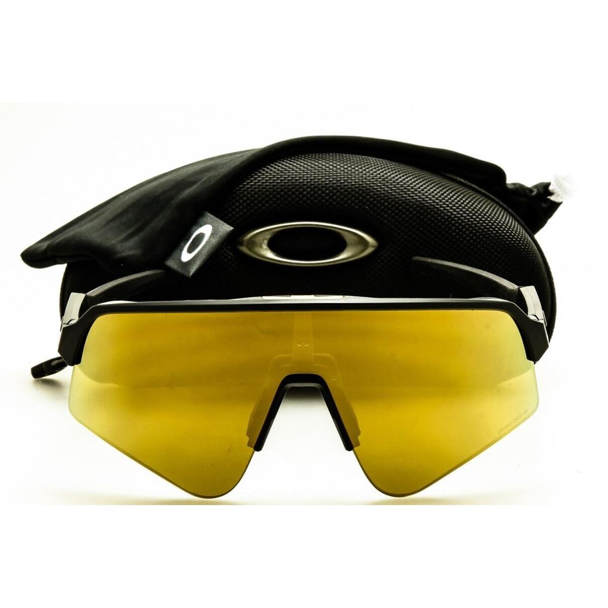 Oakley Sutro Lite Sweep OO9465-1739 Prizm 24K Gold Lens Matte Carbon Black Frame - Frame: Black, Lens: Gold