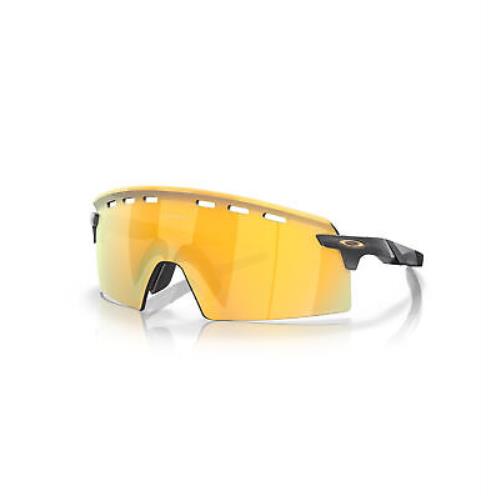 Oakley Encoder Strike Sunglasses Matte Carbon Prizm 24K Encoder - Frame: , Lens: