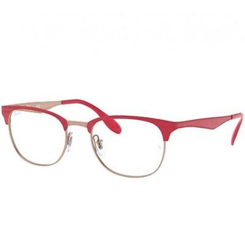 Ray-ban RX6346-2974 Eyeglasses Red 52mm